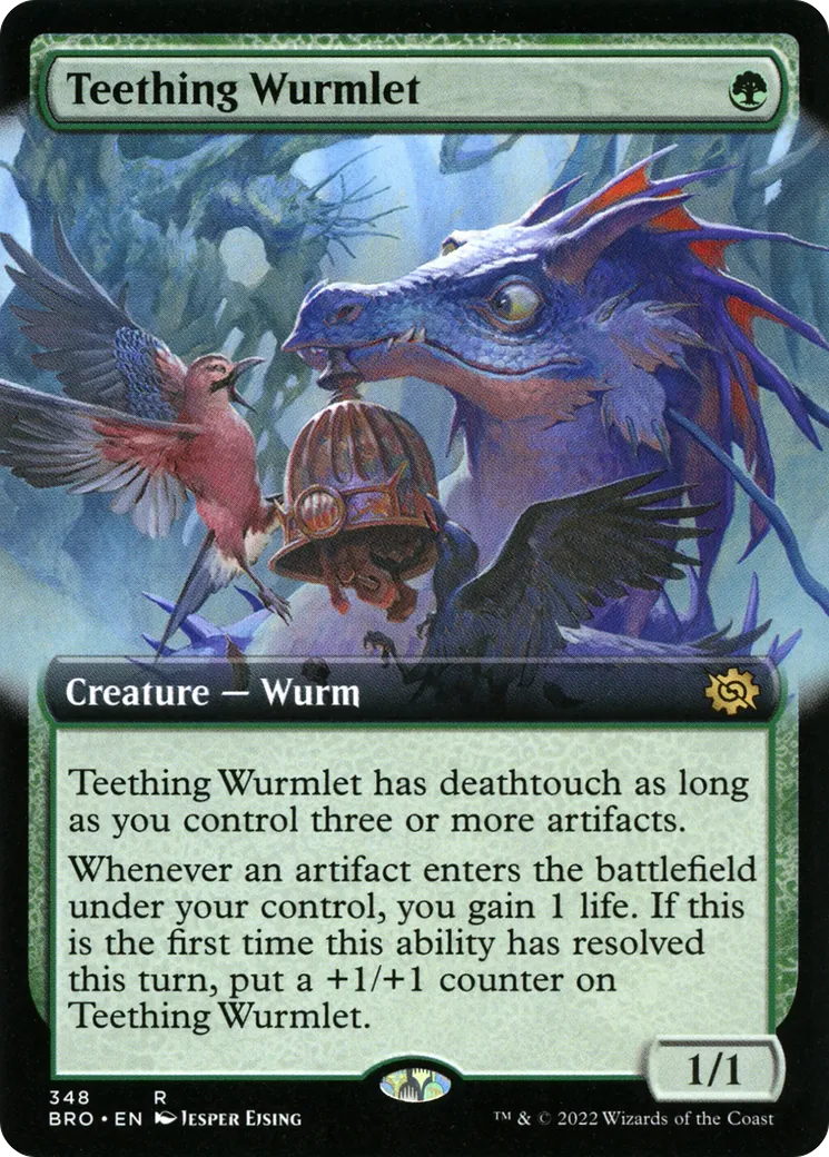 Guivrette qui fait ses dents — The Brothers' War — Magic: The Gathering