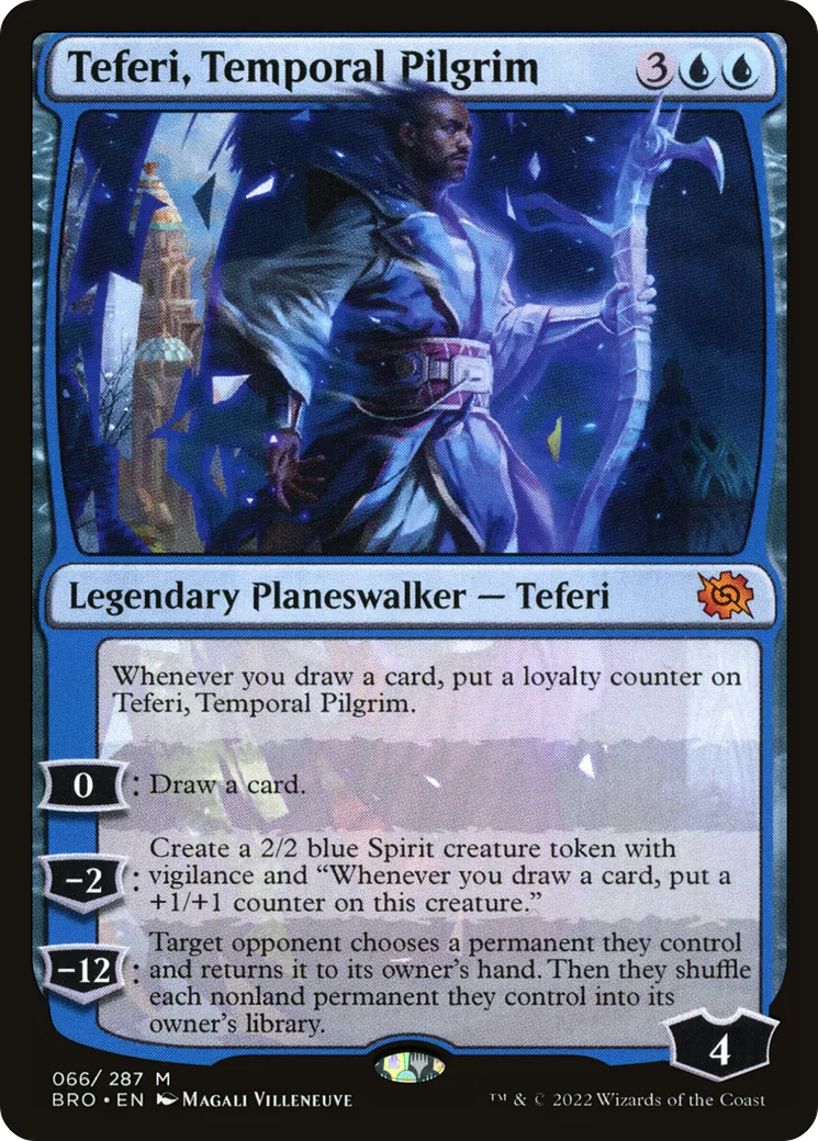 Teferi, Temporal Pilgrim — The Brothers' War — Magic: The Gathering