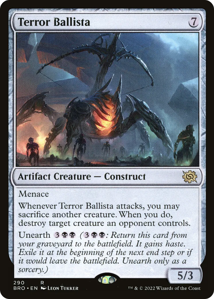 Baliste terrifiante — The Brothers' War — Magic: The Gathering