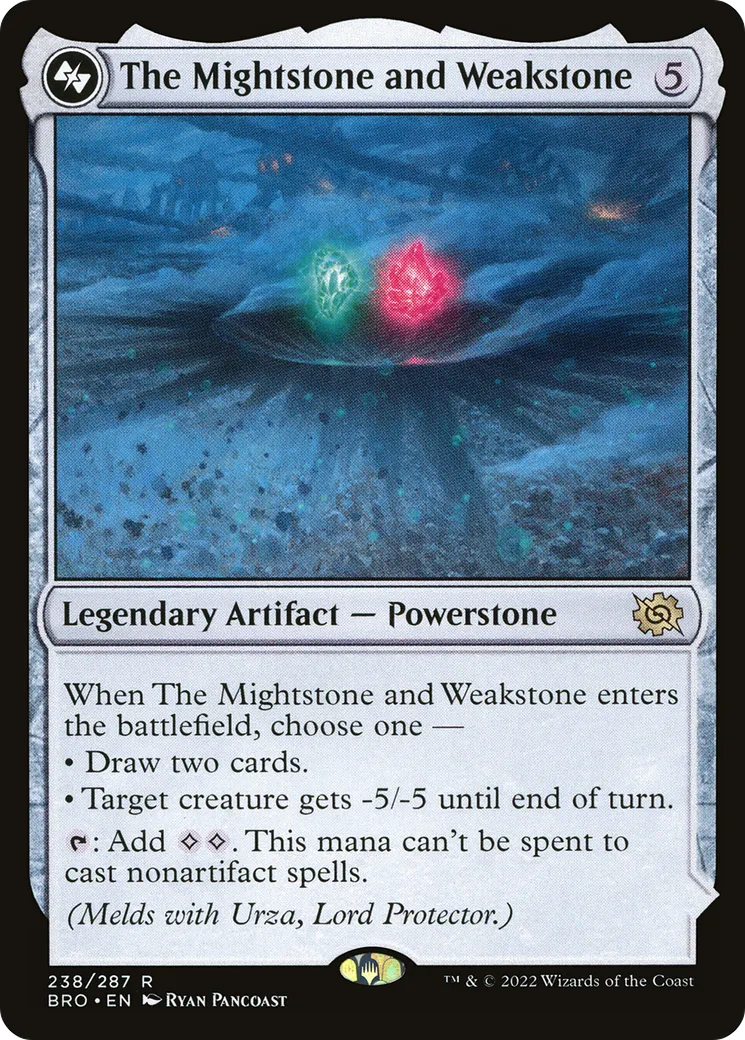 The Mightstone and Weakstone // Urza, Planeswalker — The Brothers' War — Magic: The Gathering