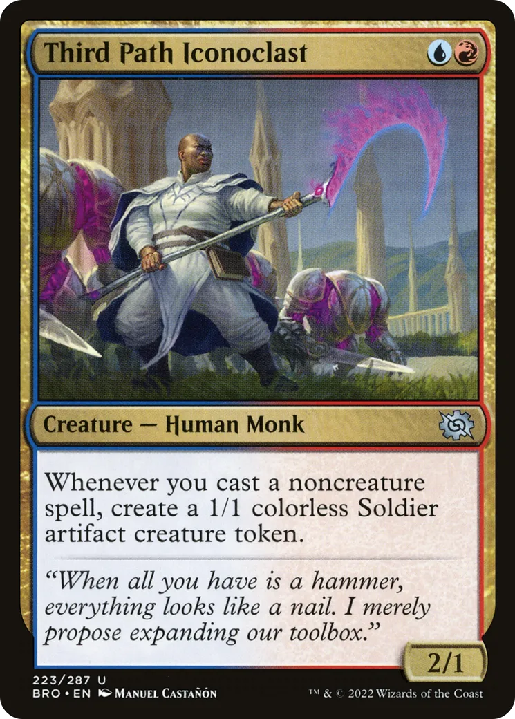 Iconoclaste de la Troisième Voie — The Brothers' War — Magic: The Gathering