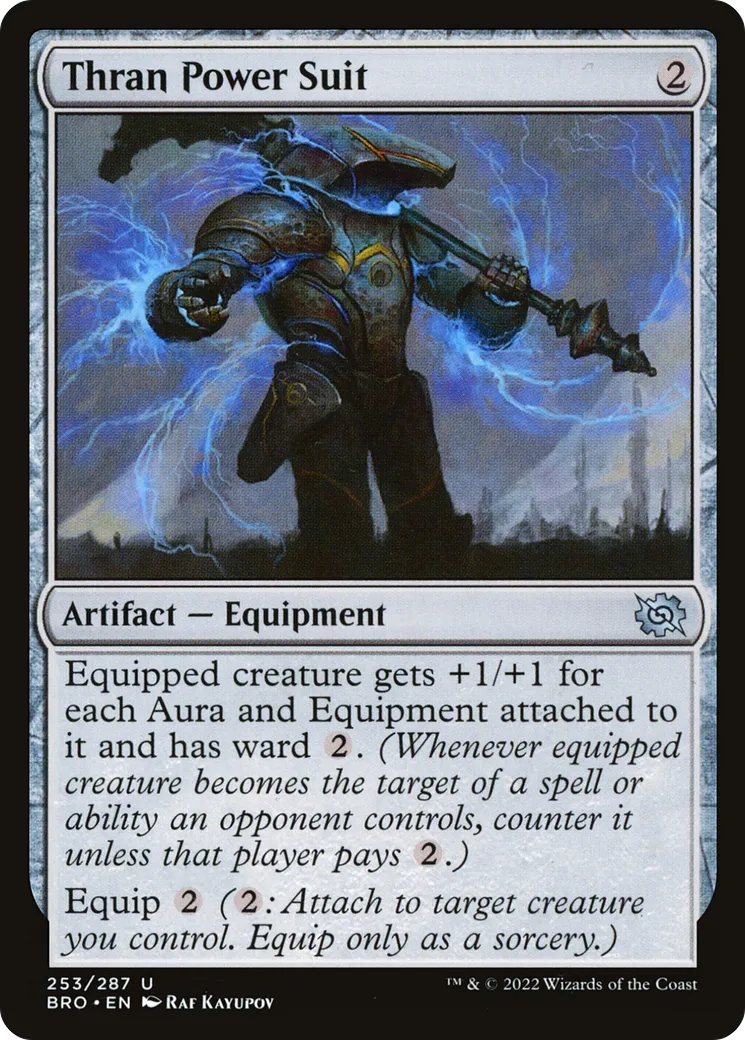 Thran Power Suit — The Brothers' War — Magic: The Gathering