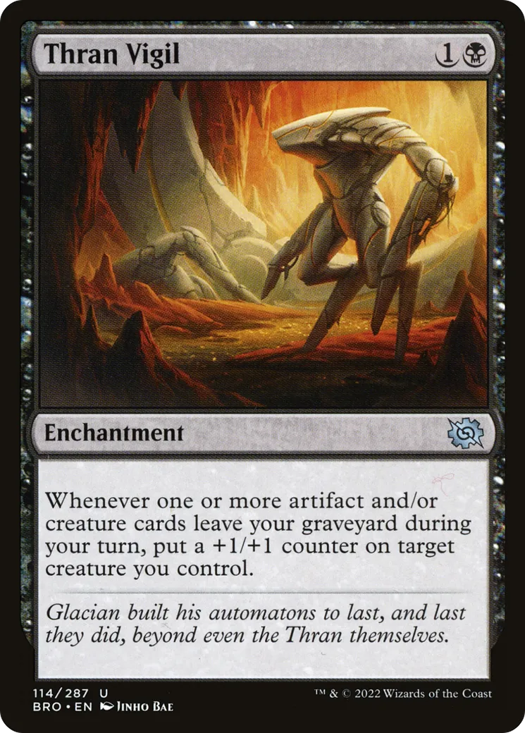 Garde thran — The Brothers' War — Magic: The Gathering