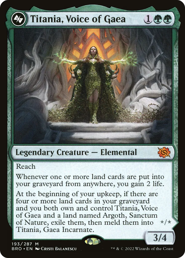 Titania, Voix de Gaia — The Brothers' War — Magic: The Gathering