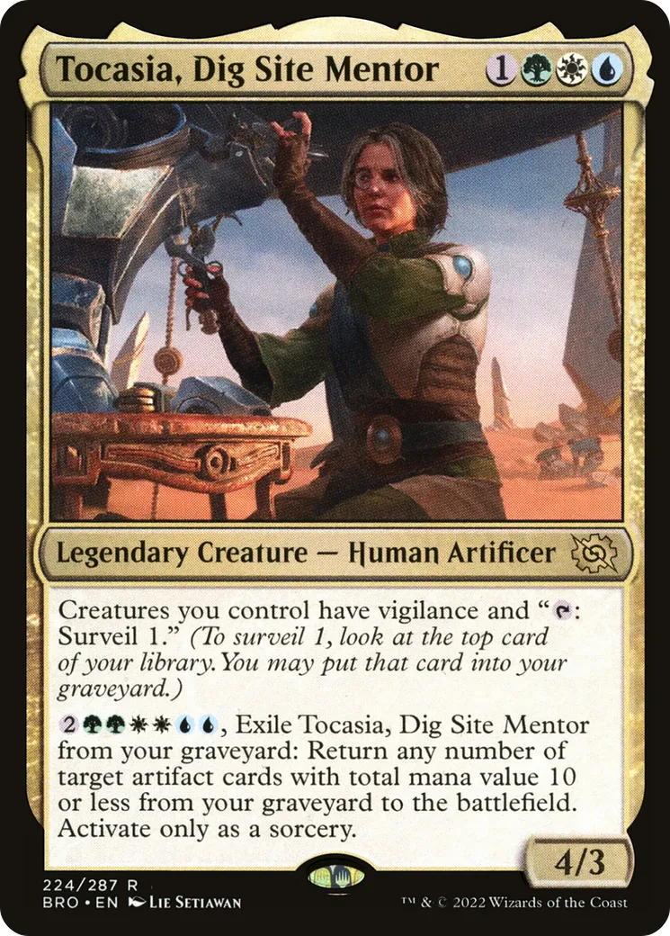 Tocasia, Dig Site Mentor — The Brothers' War — Magic: The Gathering