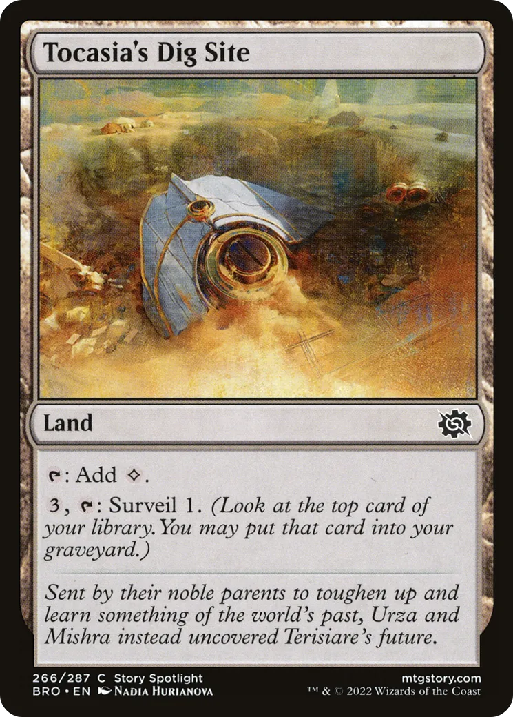 Tocasia's Dig Site — The Brothers' War — Magic: The Gathering