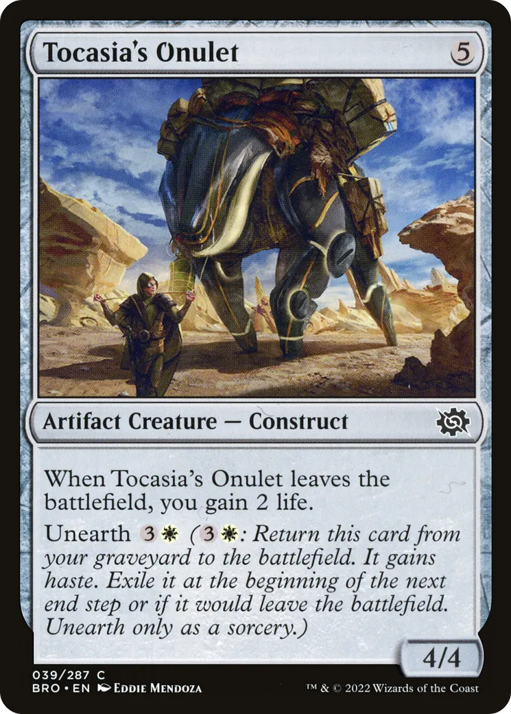 Onulet de Tocasia — The Brothers' War — Magic: The Gathering