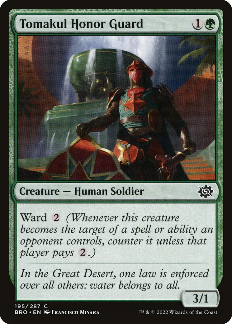 Garde d'honneur de Tomakul — The Brothers' War — Magic: The Gathering