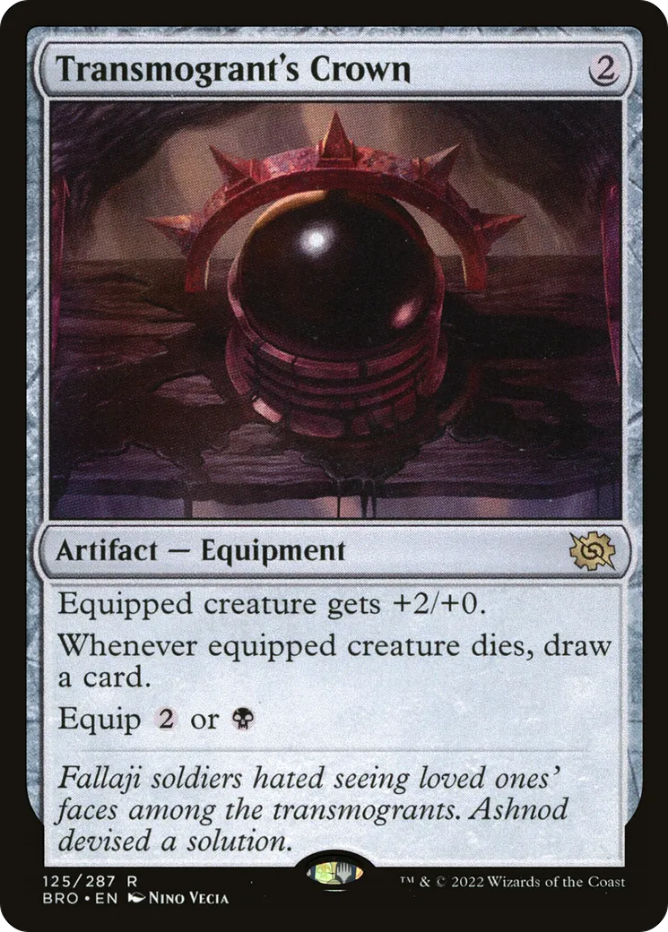 Couronne de transfigurant — The Brothers' War — Magic: The Gathering