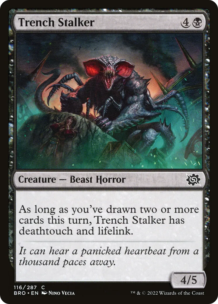 Trench Stalker — The Brothers' War — Magic: The Gathering