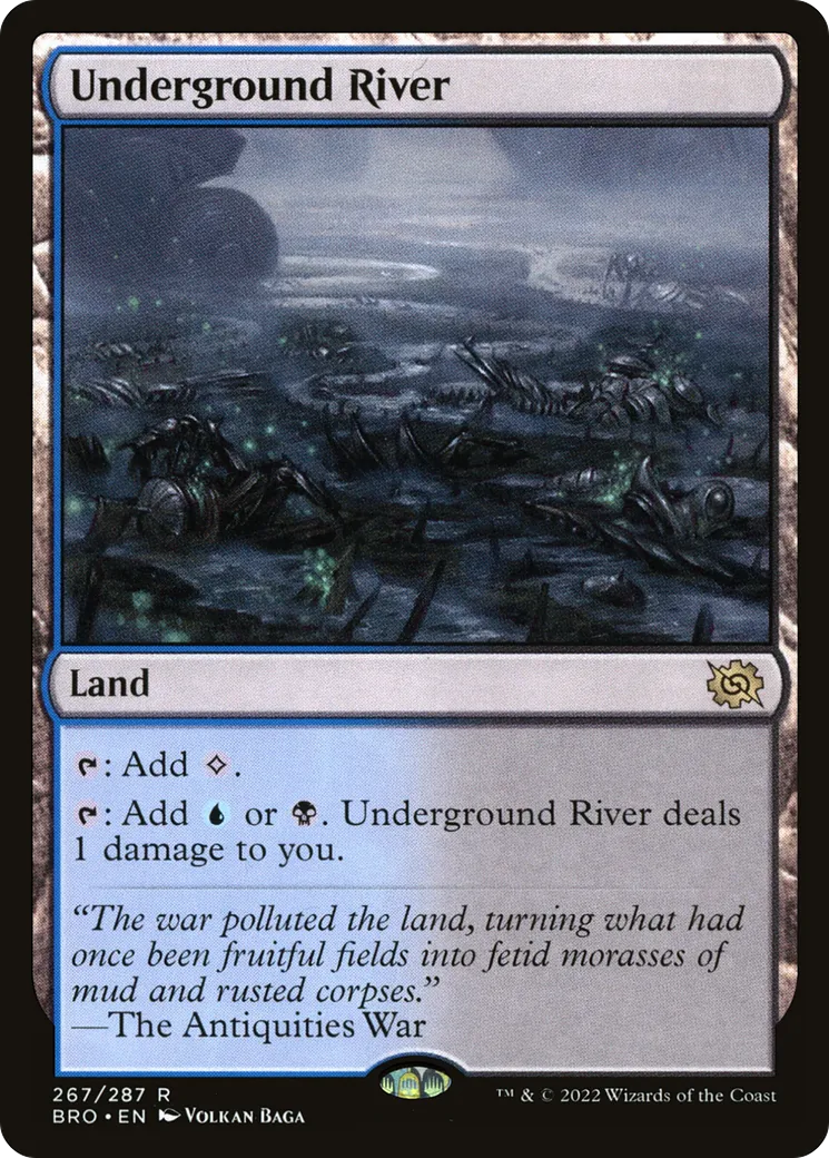 Underground River — The Brothers' War — Magic: The Gathering