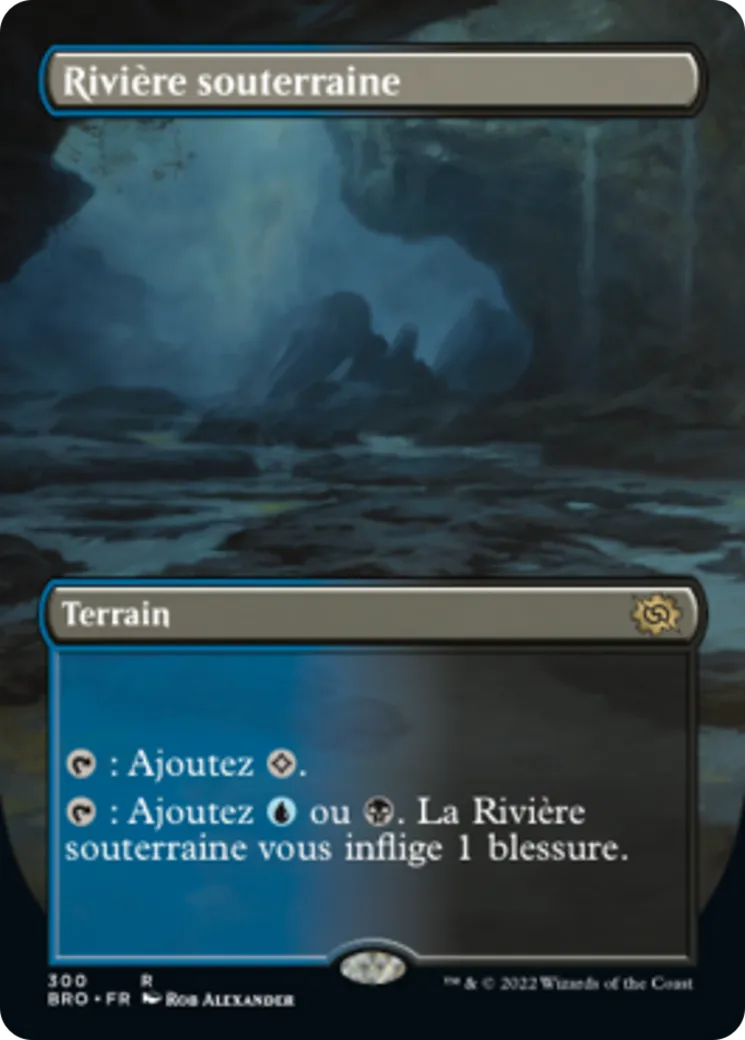 Rivière souterraine — The Brothers' War — Magic: The Gathering