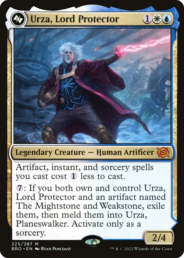 Urza, Lord Protector // Urza, Planeswalker — The Brothers' War — Magic: The Gathering