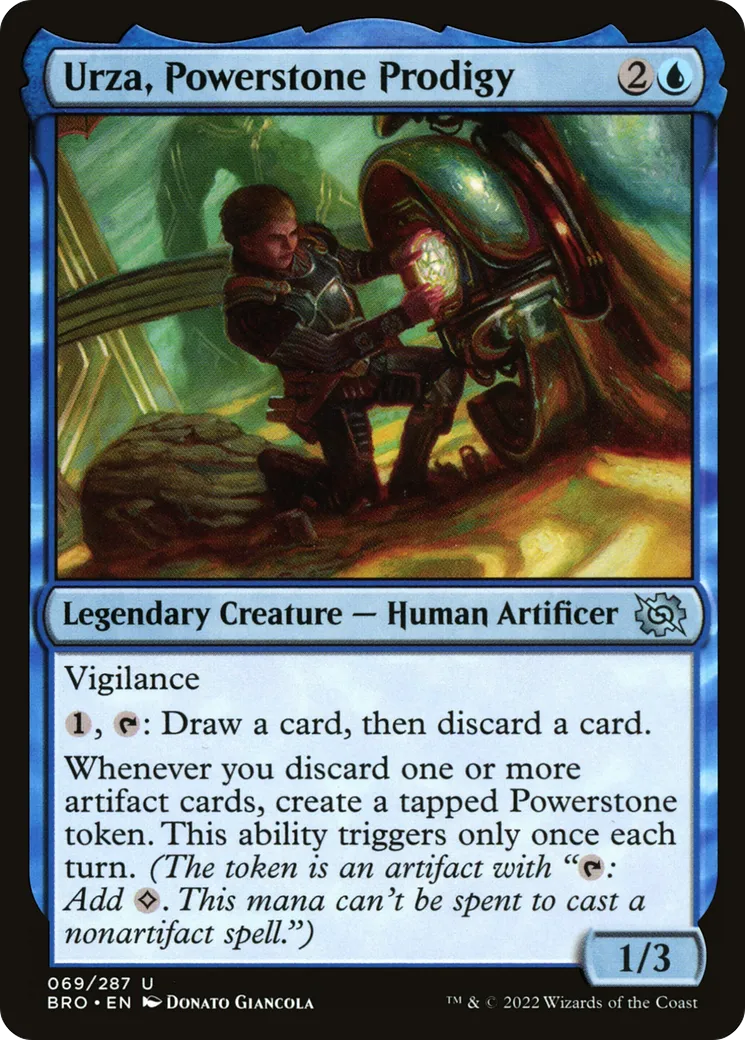 Urza, prodige de lithoforce — The Brothers' War — Magic: The Gathering