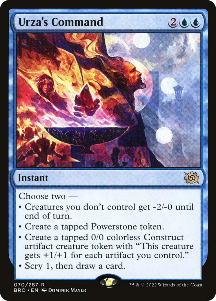 Commandement d'Urza — The Brothers' War — Magic: The Gathering