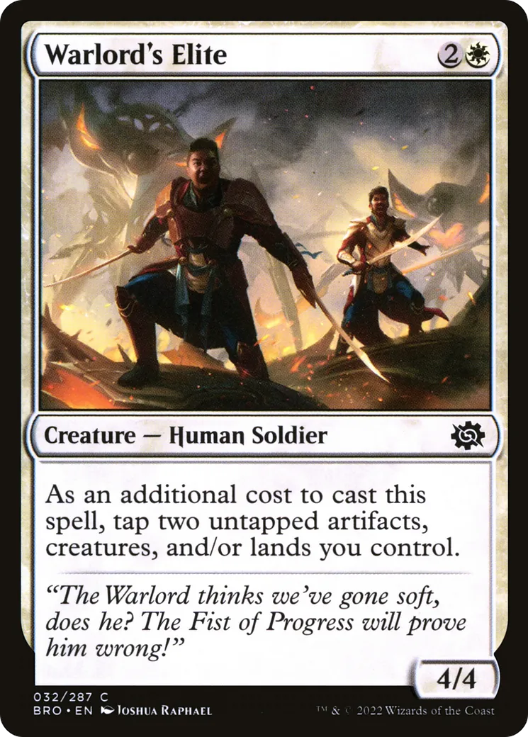 Warlord's Elite — The Brothers' War — Magic: The Gathering