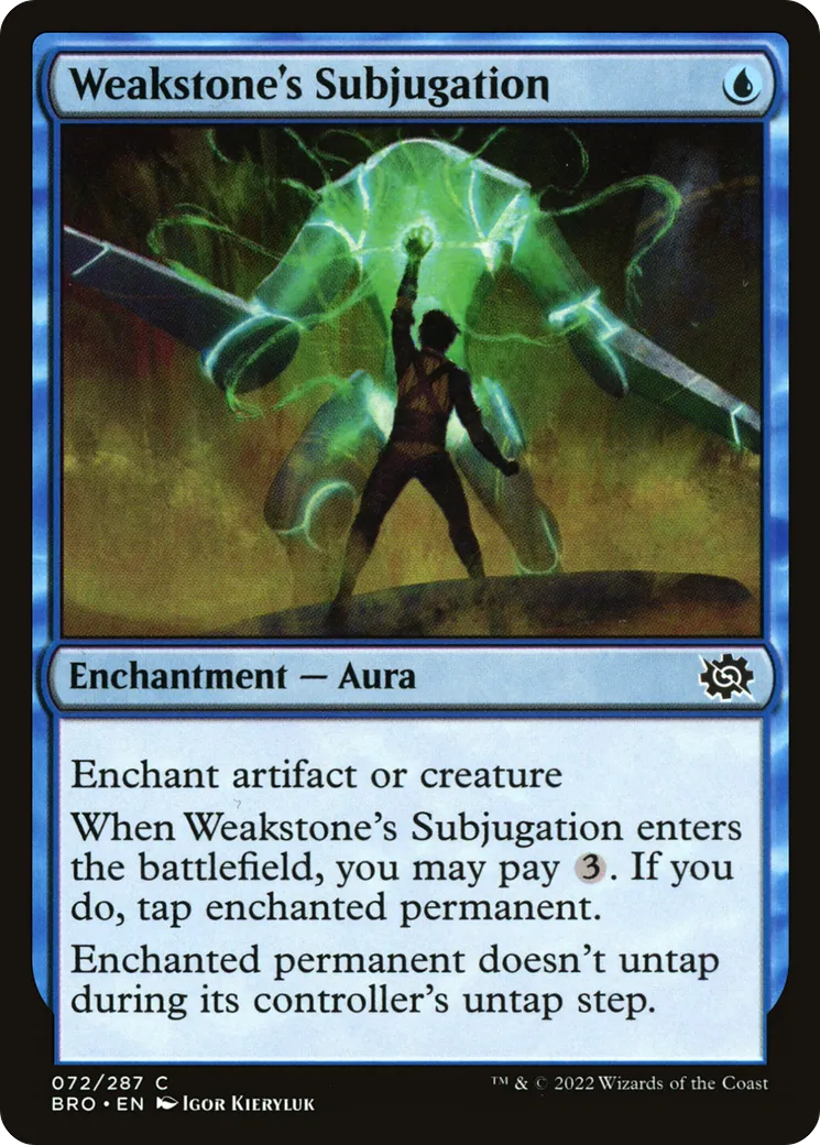 Subjugation de la Lithorpeur — The Brothers' War — Magic: The Gathering