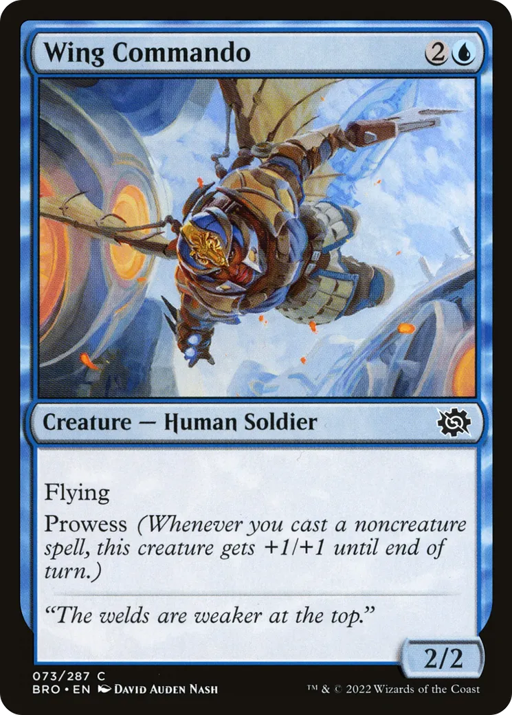 Commando ailé — The Brothers' War — Magic: The Gathering