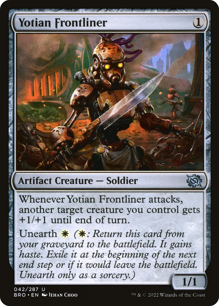 Frontalier yotien — The Brothers' War — Magic: The Gathering