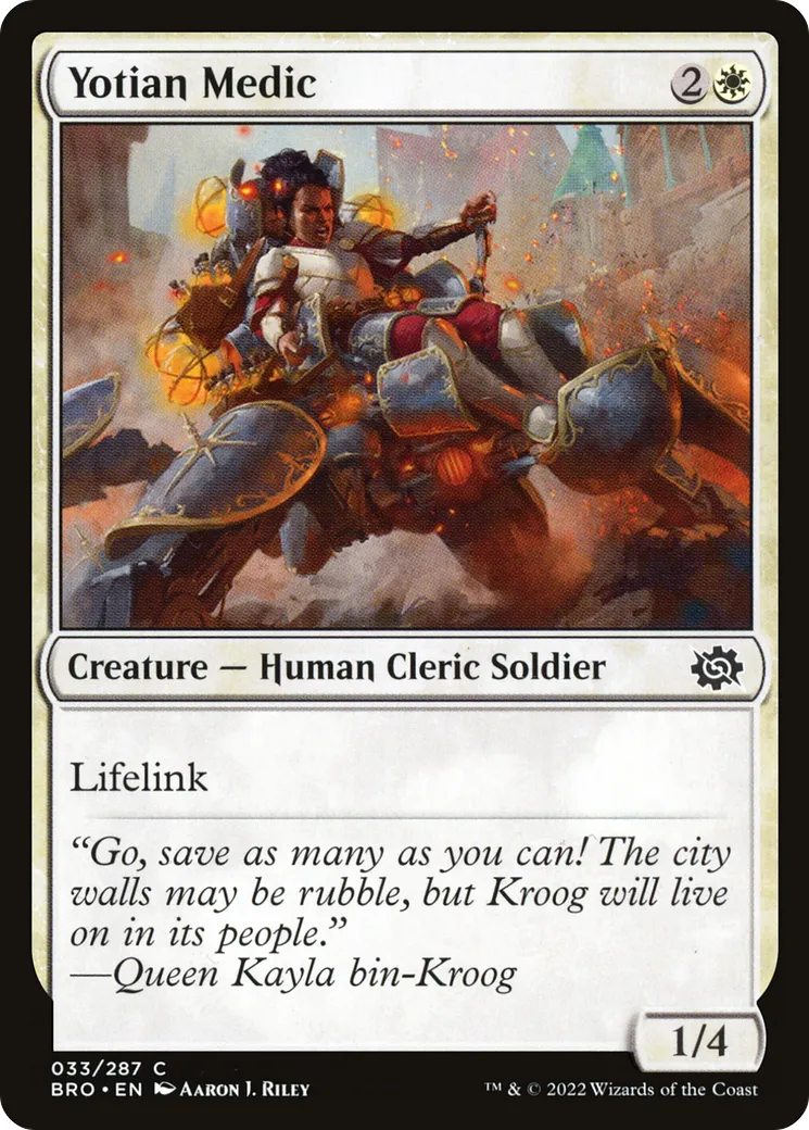 Yotian Medic — The Brothers' War — Magic: The Gathering