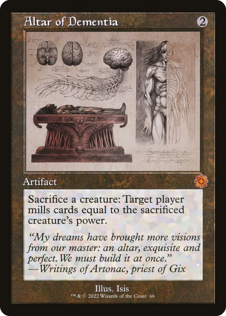 Altar of Dementia from The Brothers' War Retro Artifacts - Magic: The Gathering