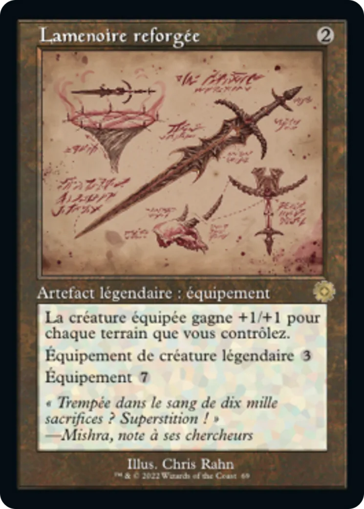 Lamenoire reforgée — The Brothers' War Retro Artifacts — Magic: The Gathering