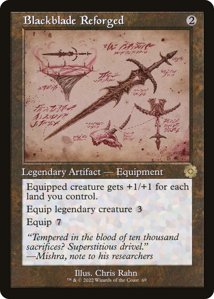 Lamenoire reforgée — The Brothers' War Retro Artifacts — Magic: The Gathering