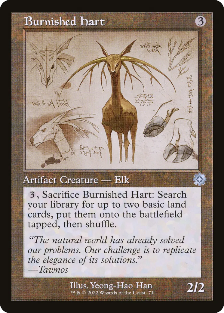 Cerf bruni — The Brothers' War Retro Artifacts — Magic: The Gathering