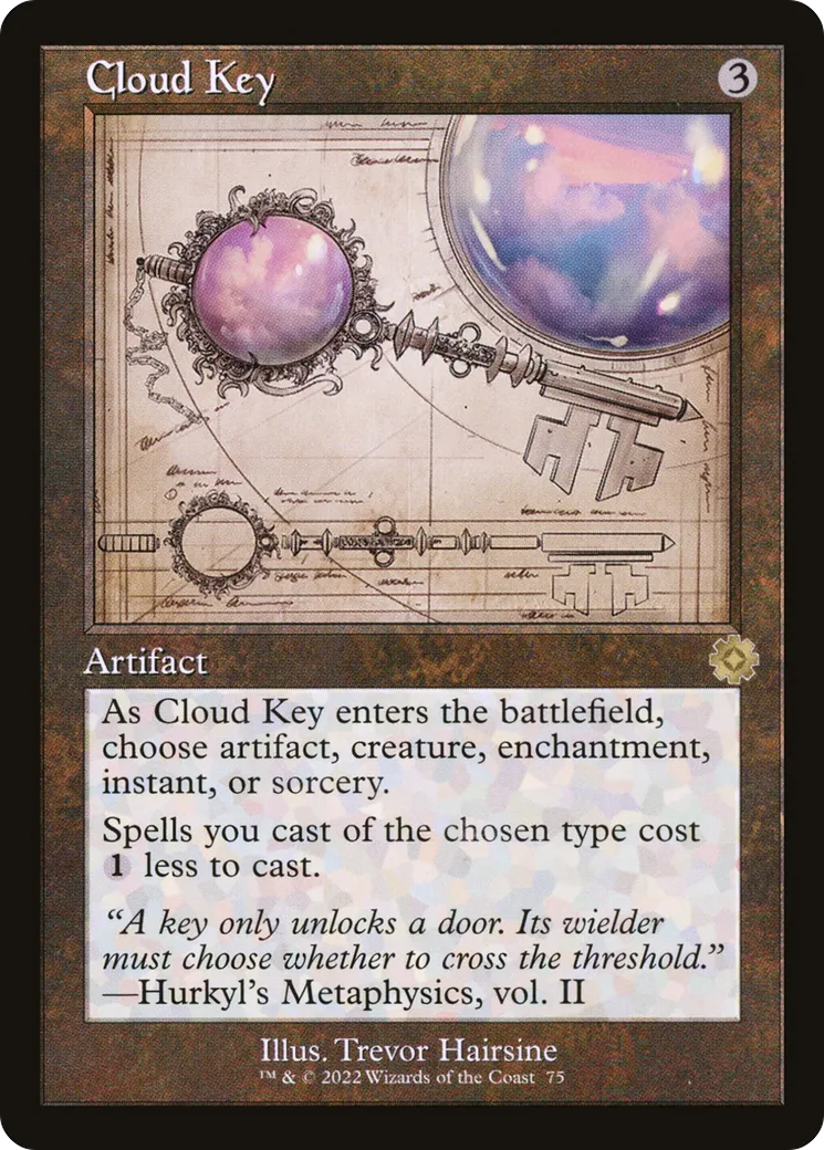 Cloud Key — The Brothers' War Retro Artifacts — Magic: The Gathering
