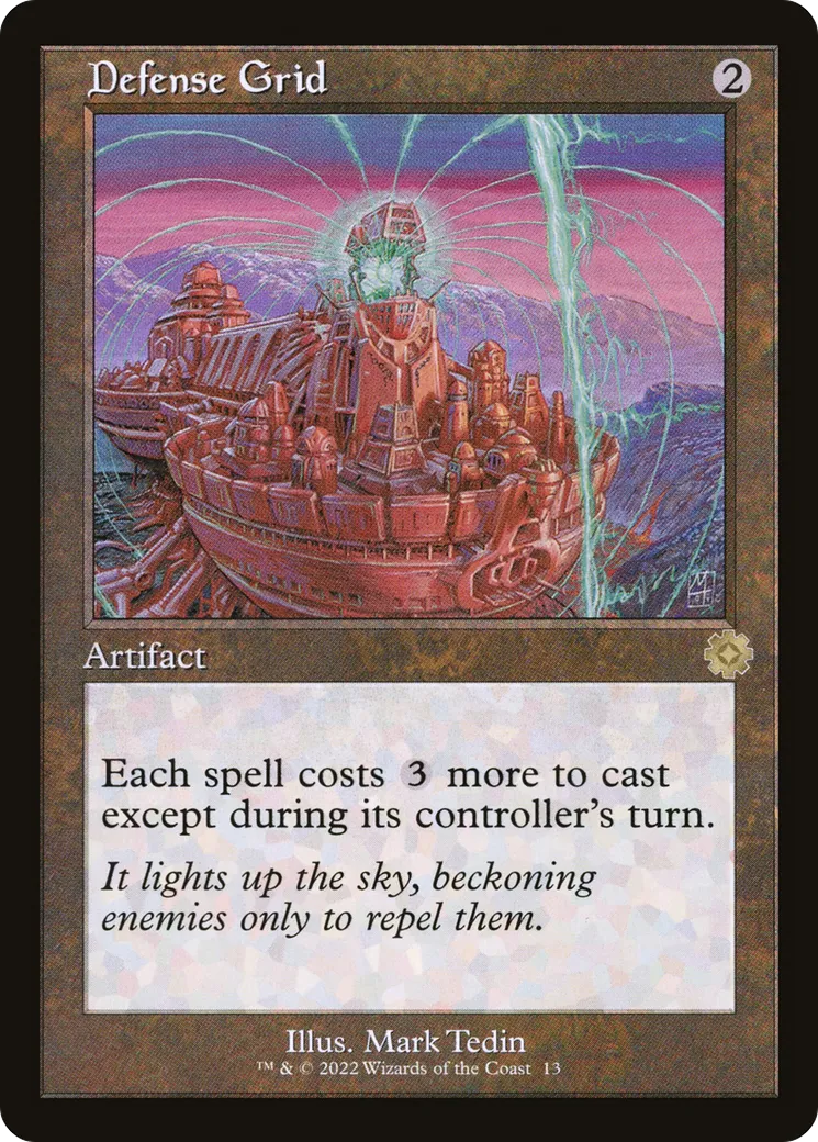 Defense Grid — The Brothers' War Retro Artifacts — Magic: The Gathering
