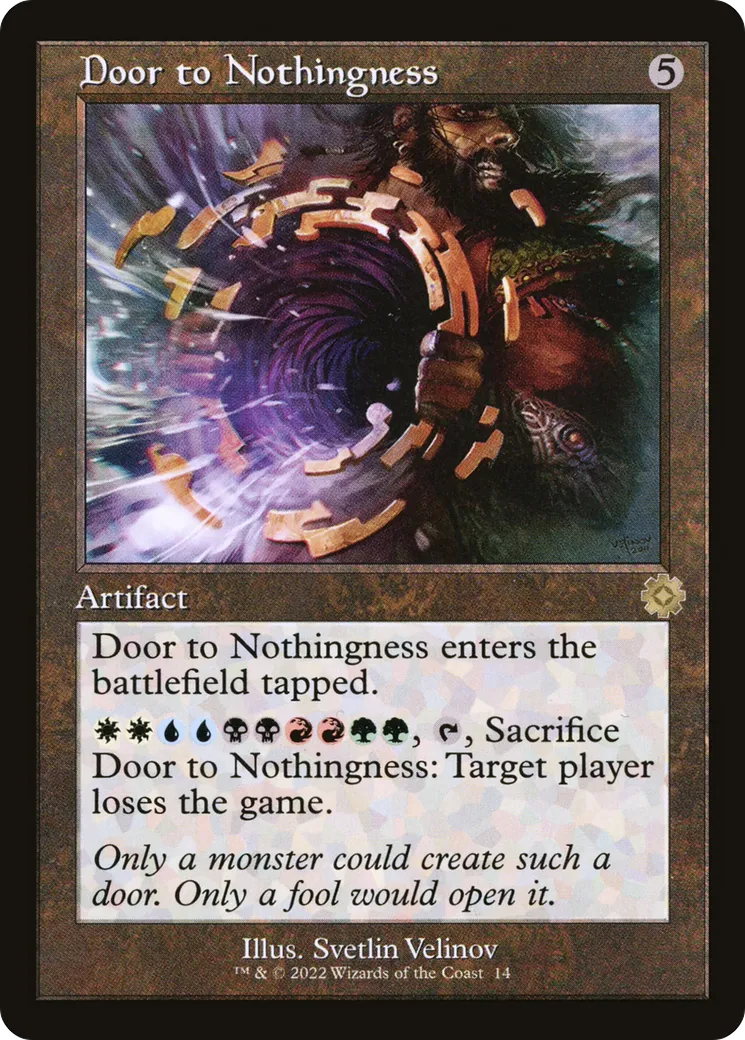 Door to Nothingness — The Brothers' War Retro Artifacts — Magic: The Gathering