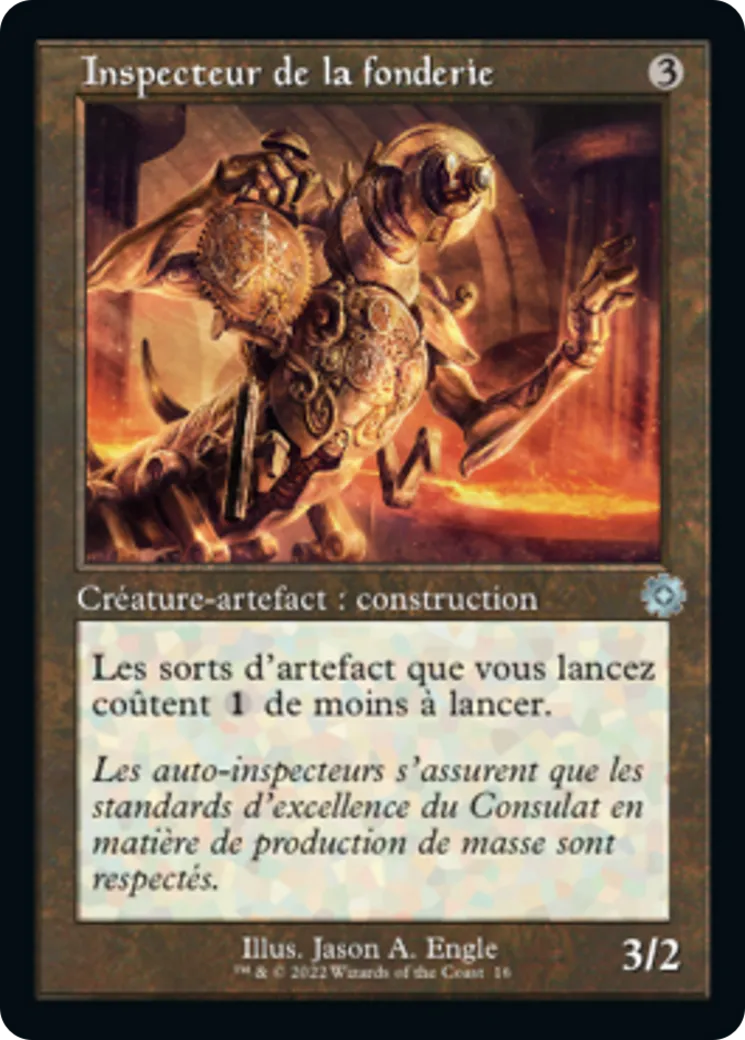 Inspecteur de la fonderie — The Brothers' War Retro Artifacts — Magic: The Gathering