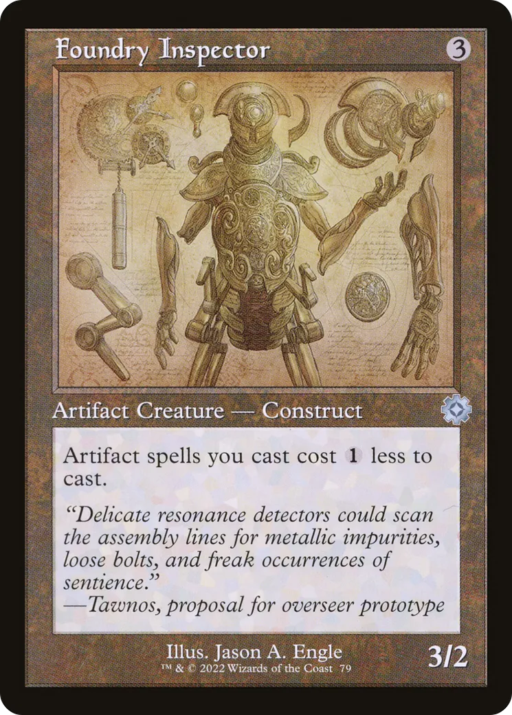 Inspecteur de la fonderie — The Brothers' War Retro Artifacts — Magic: The Gathering
