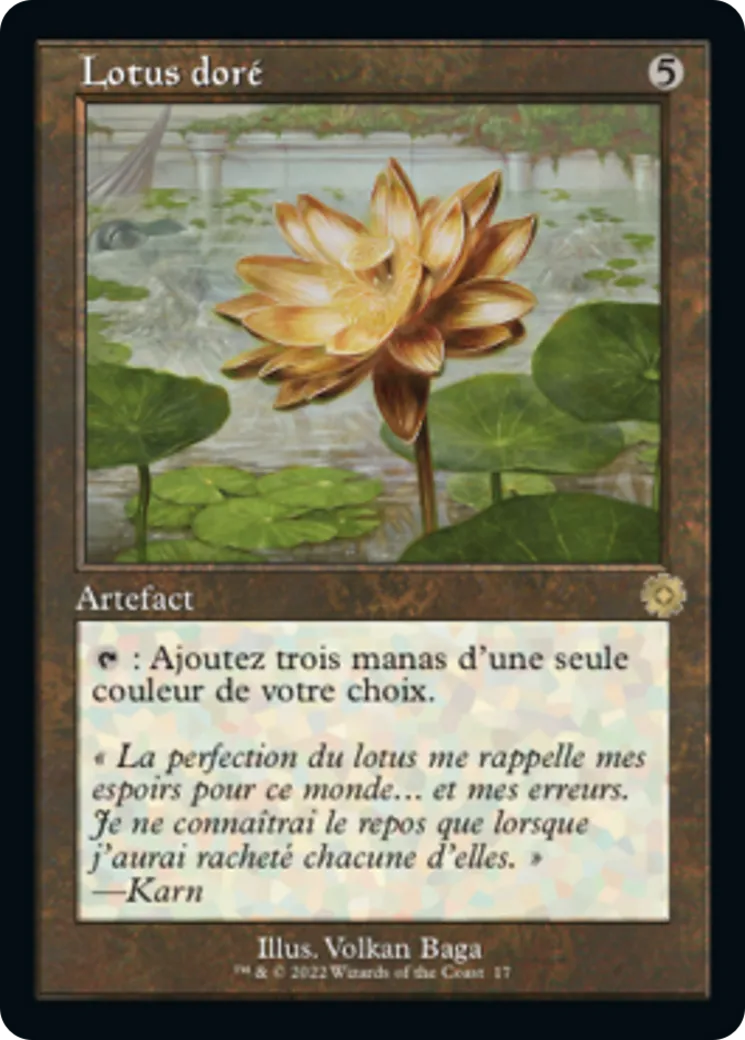 Lotus doré — The Brothers' War Retro Artifacts — Magic: The Gathering