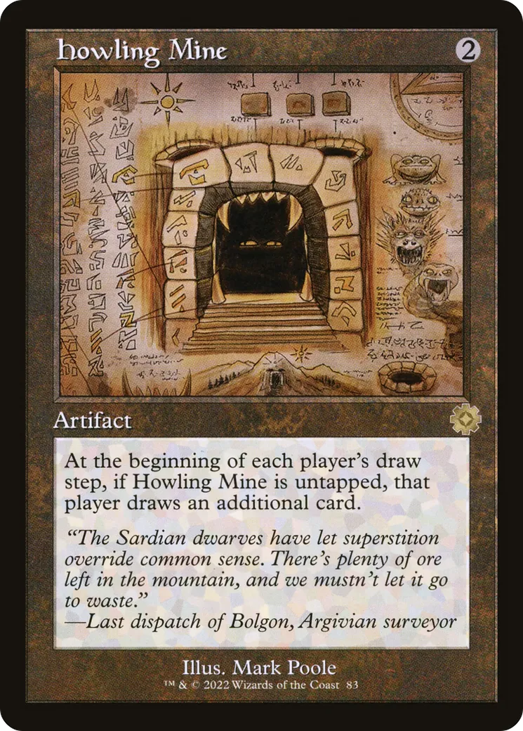 Mine rugissante — The Brothers' War Retro Artifacts — Magic: The Gathering