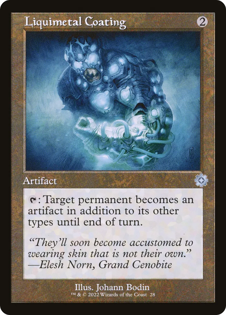 Liquimetal Coating — The Brothers' War Retro Artifacts — Magic: The Gathering