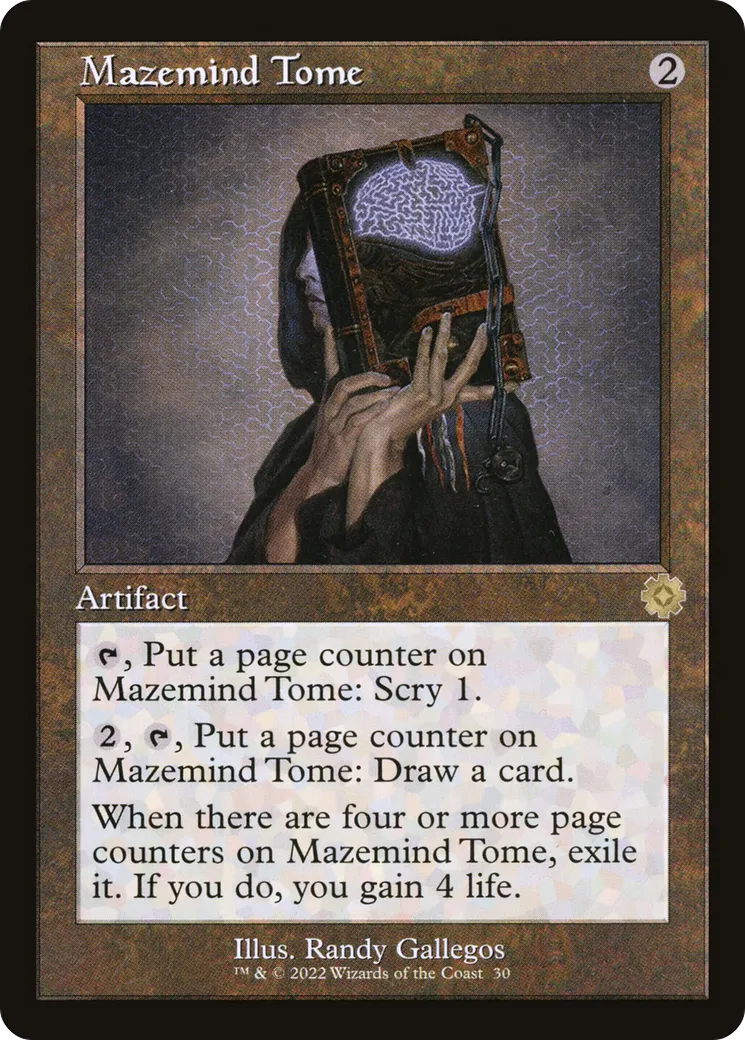 Grimoire du dédale de l'esprit — The Brothers' War Retro Artifacts — Magic: The Gathering