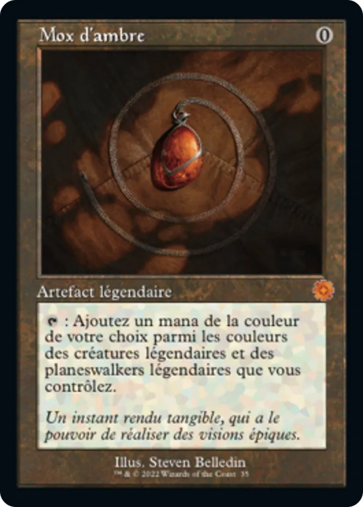 Mox d'ambre — The Brothers' War Retro Artifacts — Magic: The Gathering