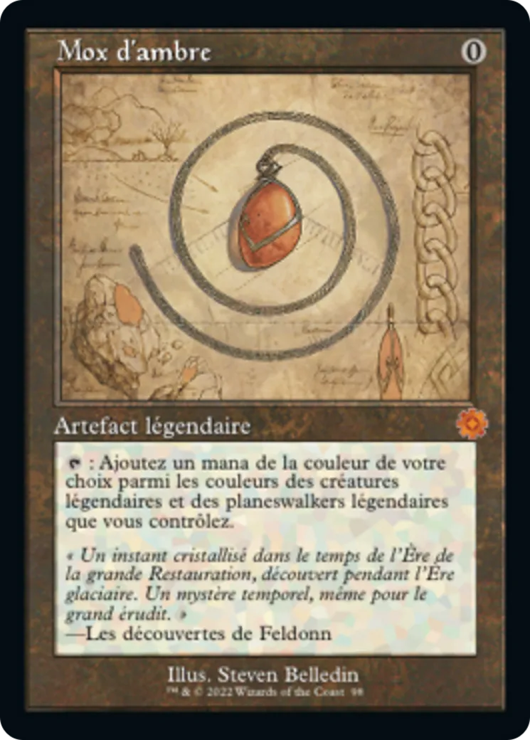 Mox d'ambre — The Brothers' War Retro Artifacts — Magic: The Gathering