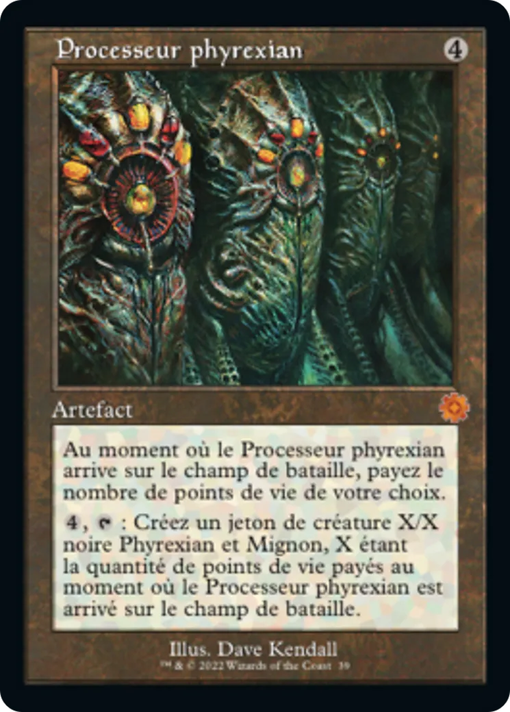 Processeur phyrexian — The Brothers' War Retro Artifacts — Magic: The Gathering
