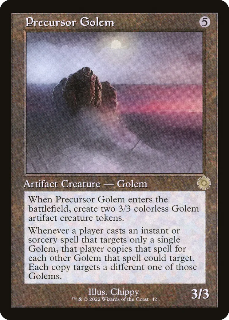 Golem précurseur — The Brothers' War Retro Artifacts — Magic: The Gathering