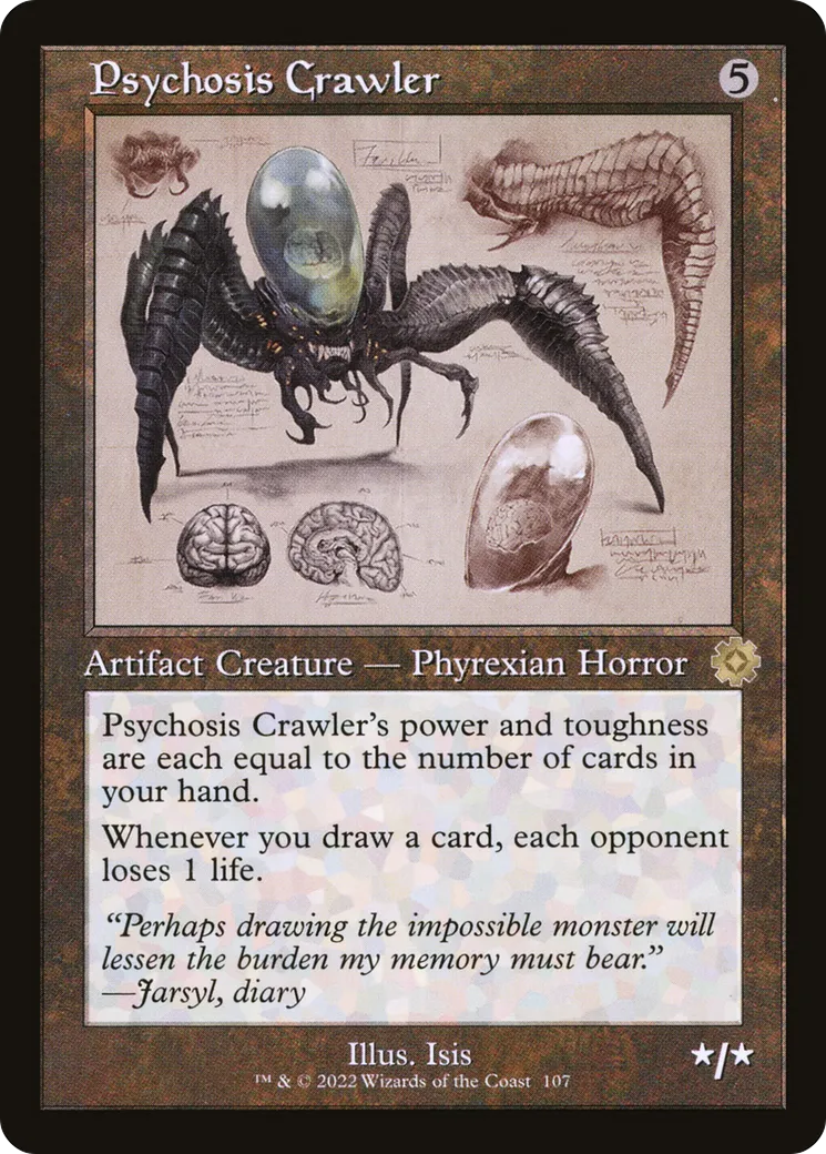 Psychosis Crawler — The Brothers' War Retro Artifacts — Magic: The Gathering