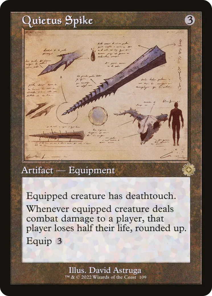 Quietus Spike — The Brothers' War Retro Artifacts — Magic: The Gathering
