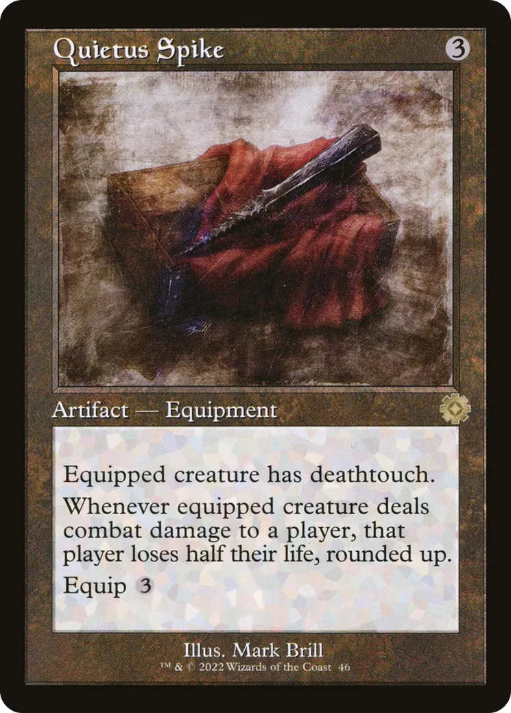 Quietus Spike — The Brothers' War Retro Artifacts — Magic: The Gathering