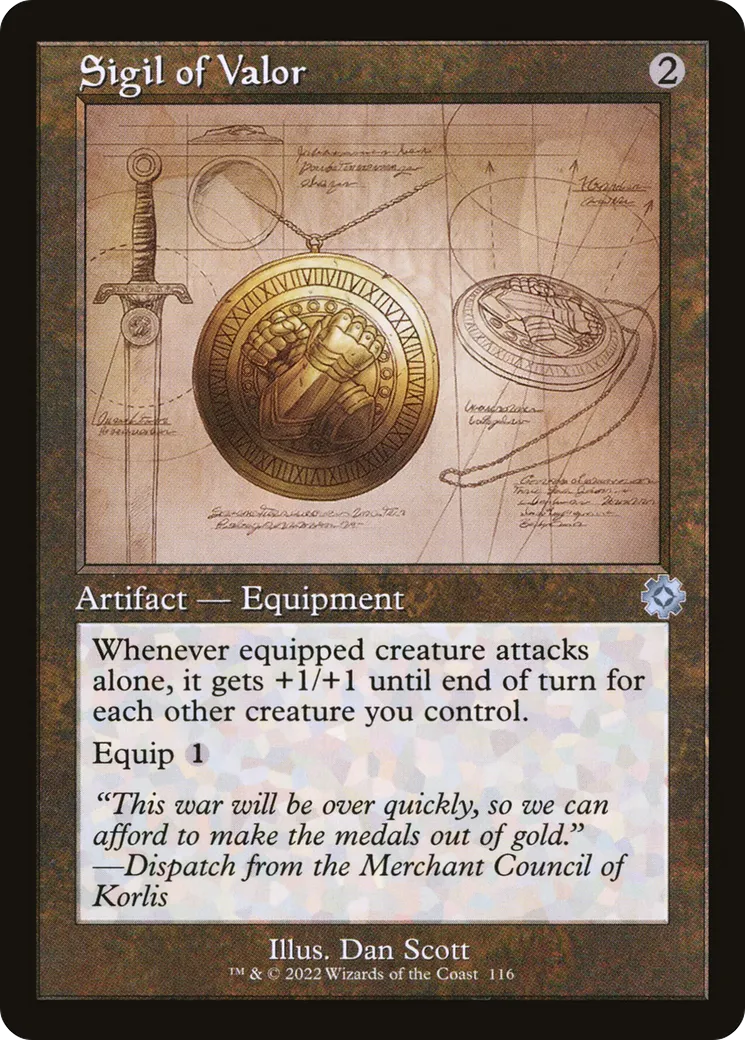 Sigil of Valor — The Brothers' War Retro Artifacts — Magic: The Gathering