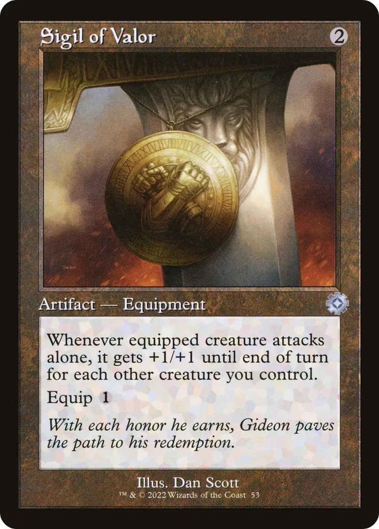 Sigil of Valor — The Brothers' War Retro Artifacts — Magic: The Gathering