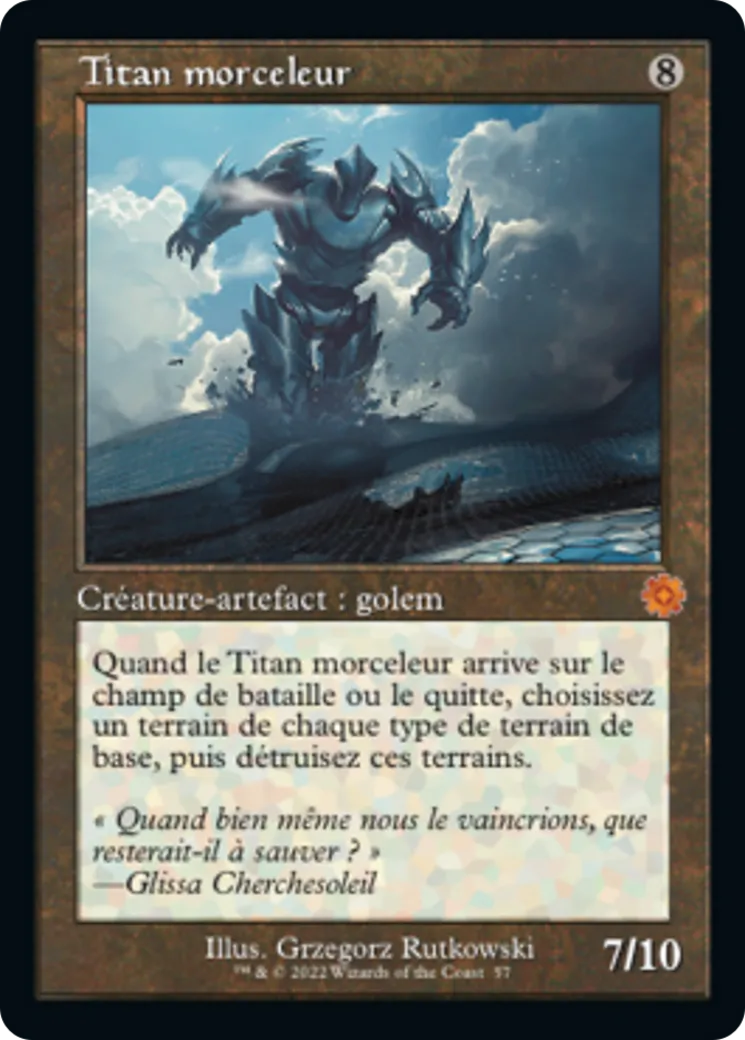 Titan morceleur — The Brothers' War Retro Artifacts — Magic: The Gathering
