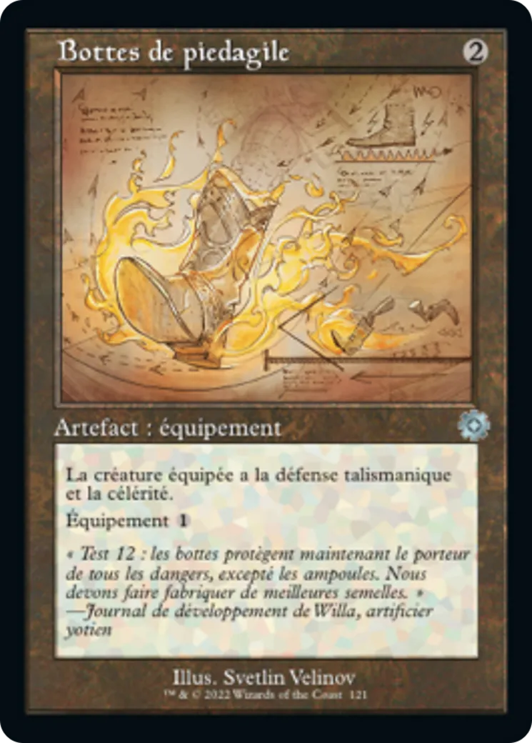 Bottes de piedagile — The Brothers' War Retro Artifacts — Magic: The Gathering