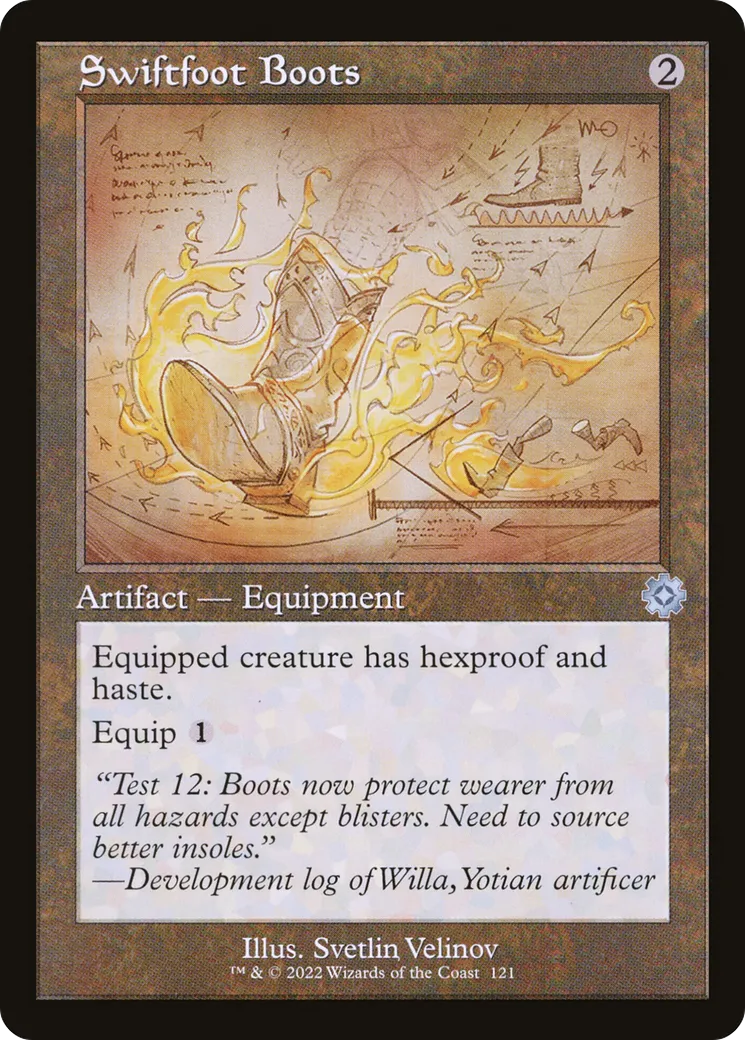 Swiftfoot Boots — The Brothers' War Retro Artifacts — Magic: The Gathering