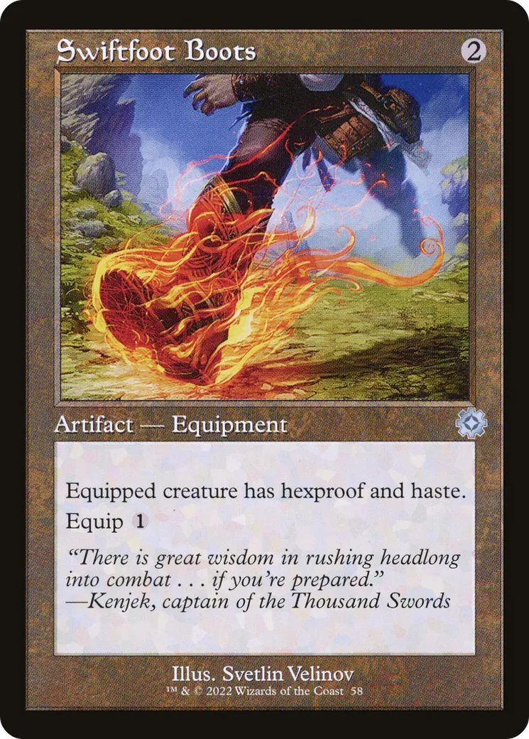 Swiftfoot Boots — The Brothers' War Retro Artifacts — Magic: The Gathering